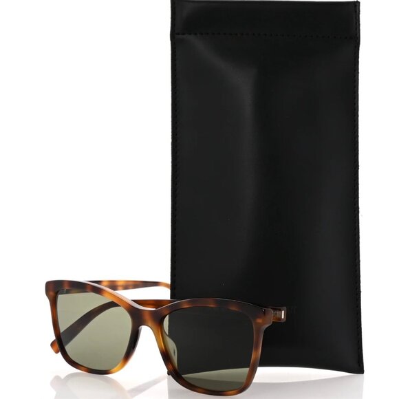 Saint Laurent Cat Eye Sunglasses SL 502 Tortoise with Original Carrying Case - Picture 1 of 7